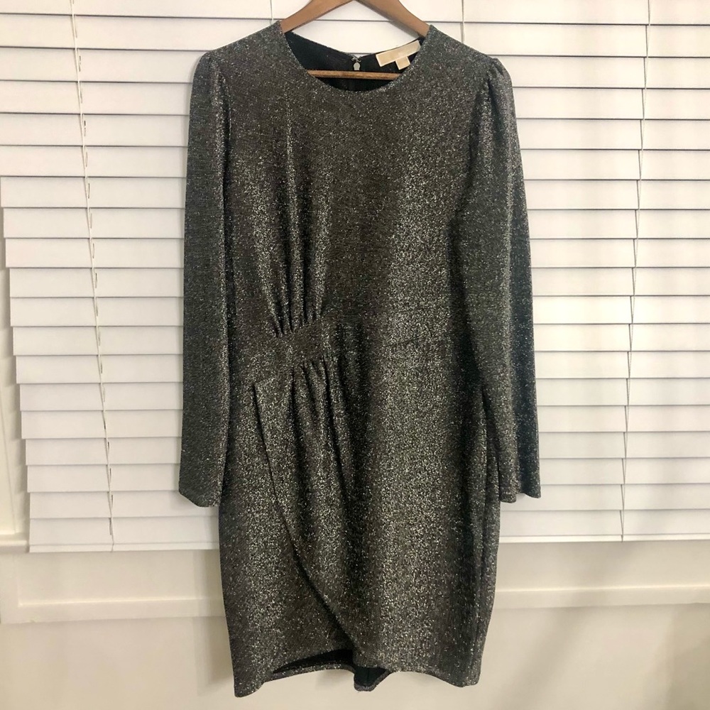 Michael Kors Metallic Silver Dress
